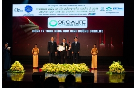 Thương hiệu dinh dưỡng Orgalife được vinh danh “Số 1 Việt Nam” và Top 10 châu Á